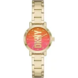 DKNY Damenuhr Soho 3-Zeiger-Werk Edelstahl goldfarben, NY6660