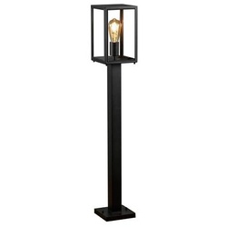 Carpi Wegel. E27 schwarz mit klarem Glas