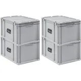 Proregal Eurobox NextGen Portable 33,5 x 40 x 60 cm 4-tlg. grau