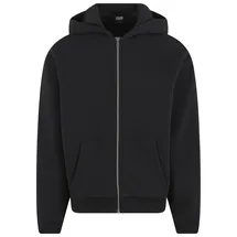 URBAN CLASSICS Fluffy Zip Hoody Kapuzenjacke schwarz, S