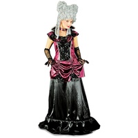 Das Kostümland Hexen-Kostüm Vampir Kostüm 'Catherine' für Damen - Kleid mit Re schwarz 36/38