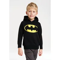 LOGOSHIRT Kapuzensweatshirt Batman-Logo schwarz 92/98