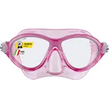 Cressi Moon Schwimmbrille Kinder 7 bis 15 Jahre - Taucherbrille - Bruchsichere Gläser, Sicherer Sitz & Verstellbare Schnallen - Taucherbrille Kinder - Tauchmasken - Pink/Weiß - Mask