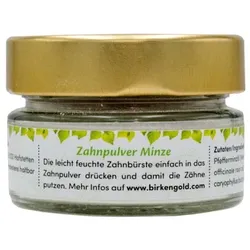 Birkengold Zahnpulver Minze