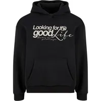 Mister Tee For The Good Fluffy Kapuzenpullover - Black