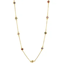 Celesta Kette mit Anhänger Gelbgold