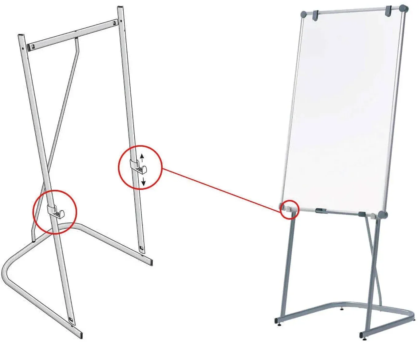 Boardhalter für Mobiles Whiteboard 2000 MAULpro