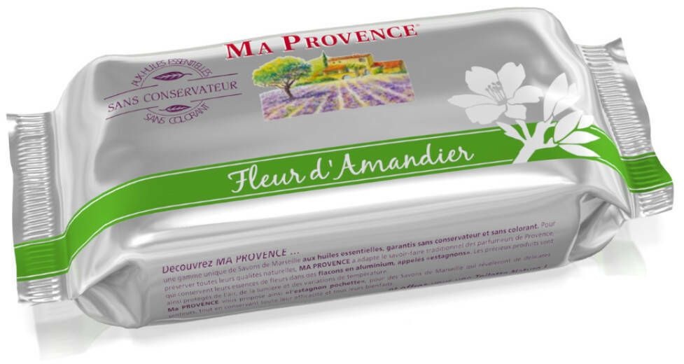 MA PROVENCE® Savon de Marseille Fleur d'amandier 200 g savon