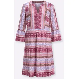 Classic Basics Etuikleid Gemustert Rosa 38