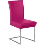 Musterring Schwingstuhl Stuhlwerk, Pink, Leder, Metall, Echtleder, Kufe, 47x95x57 cm, Typenauswahl, Lederauswahl, Esszimmer, Stühle, Esszimmerstühle, Schwingstühle