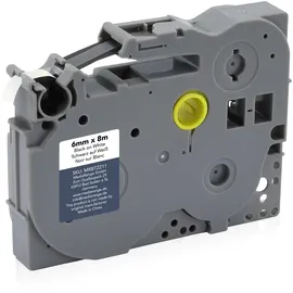 MediaRange Kunststoff-Schriftbandkassette, für/ersetzt Brother® TZ-261/TZe-261, permanent haftend, 36mm, 8m, laminiert, schwarz auf weiß