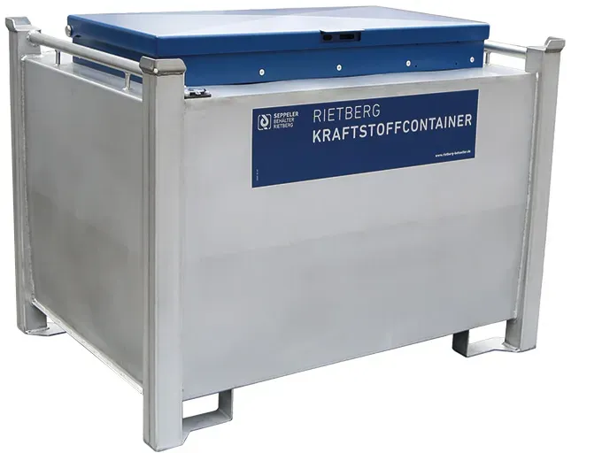 Mobiler Harnstoffcontainer Conty-Blue für AdBlue® mit Zählwerk 230 V Pumpe mit Automatik-Zapfpistole 200 Liter