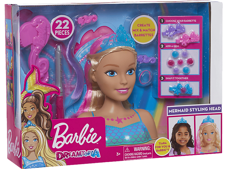 JUST PLAY Barbie Dreamtopia Stylinghead Spielset Mehrfarbig