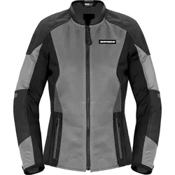Spidi Super Net T321, Protektorenjacke Damen - Grau/Schwarz - XL