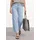 STREET ONE Damen, Gr. 33, Länge 26, ultra bleached wash, Jeans im loose fit 7/8-Länge, 5-Pocket-Jeans, mit Stretch
