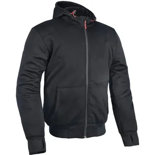 Oxford Super 2.0 Motorrad Hoodie, schwarz, Größe XL
