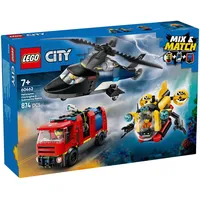 LEGO City Mix & Match Hubschrauber, Löschauto & U-Boot 60462
