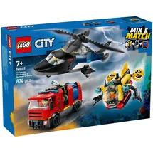 LEGO City Mix & Match Hubschrauber, Löschauto & U-Boot 60462