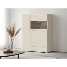 OTTO home Piano Vitrine 90 x 123 x 40,2 cm Beige hochglanz