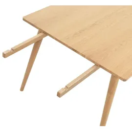 unique-furniture Barrali 150 x 90 cm braun Eiche