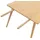 unique-furniture Barrali 150 x 90 cm braun Eiche