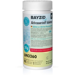12 x 1 kg BAYZID® Aktivsauerstoff Tabletten 20g für Pools (12 kg)