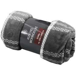 Karo Flanell Wohndecke Kuscheldecke Wolldecke Sofadecke 150x200cm