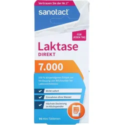 SANOTACT Laktase 7.000 FCC Mini-Tabletten 90 St.
