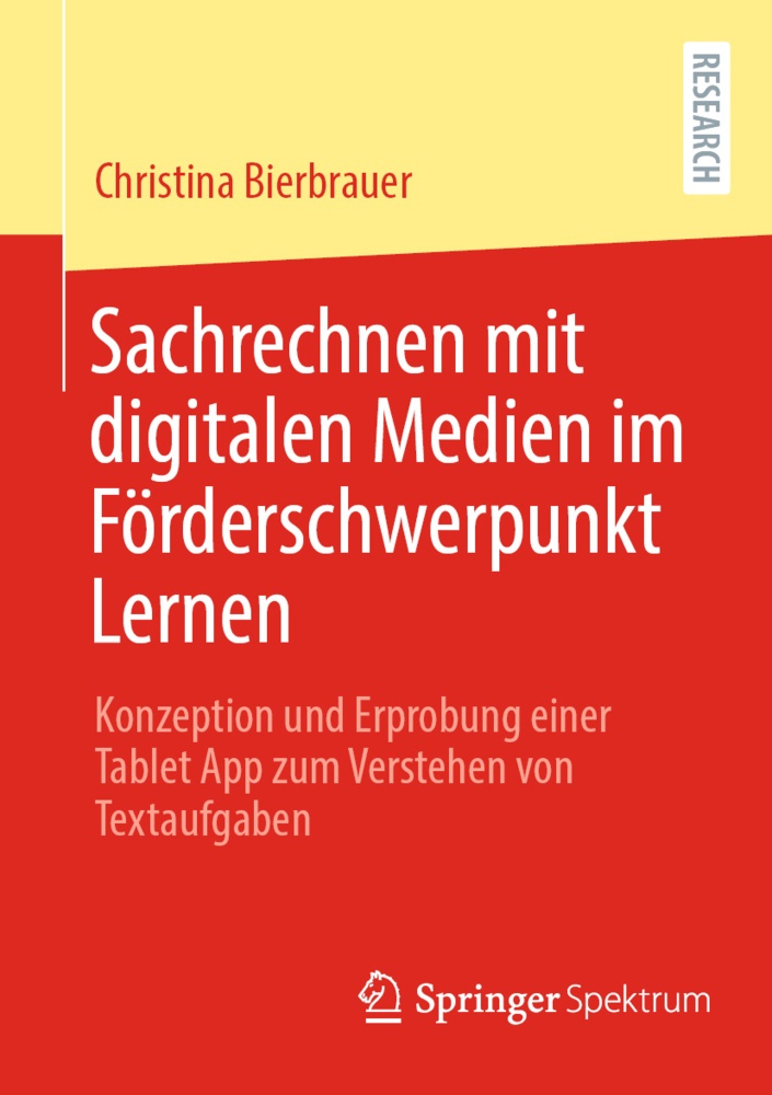 Sachrechnen Mit Digitalen Medien Im Forderschwerpunkt Lernen - Christina Bierbrauer  Kartoniert (TB)