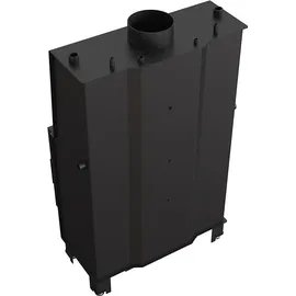 Kratki Kaminofen Lucy Stahl Schwarz/Abdeckplatte Glas