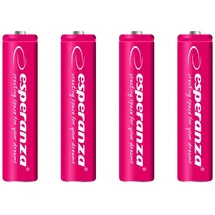 Esperanza Wiederaufladbare Batterien Ni-Mh AAA 1000 mAh 4 St.