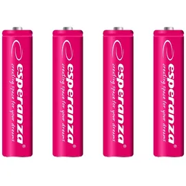 Esperanza Wiederaufladbare Batterien Ni-Mh AAA 1000 mAh 4 St.