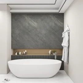 neu.haus Duschrückwandset 8er Set Grau