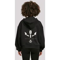 T-Shirt F4NT4STIC "Ahoi Anker Knut & Jan Hamburg", Damen, Gr. XXL, schwarz, Obermaterial: 100% Baumwolle, casual, oversize, Langarm ohne Bündchen, Shirts, Print