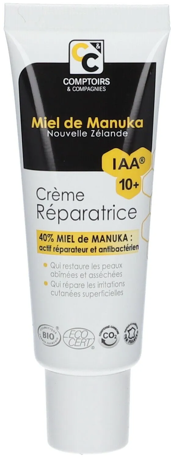 Theken & Unternehmen Reparaturcreme zertifiziert biologisch 40% Manuka Honig Iaa10++