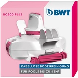 BWT Akku-Poolroboter BC200 Plus | Für Pools Mit Einer Bodenfläche Von Bis Zu 45 m2 | Einfache Poolpflege | Stop & Go System | Kabellose Reinigung