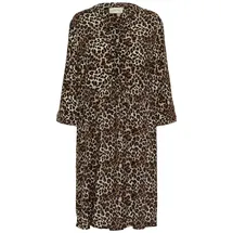 Cream Blusenkleid Leopard Braun 40