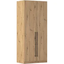 Rauch Wäscheschrank Avola 91 x 197 x 54 cm Braun/Schwarz