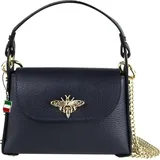 FLORENCE Umhängetasche Leder dunkelblau ca. 19cm | Gr.: onesize