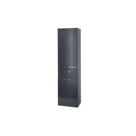 Saphir Monti Hochschrank 50 x 185,5 cm Grau Holzwerkstoff