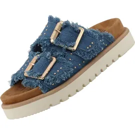 Mustang Pantolette blau 38