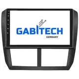 GABITECH 9 Zoll Android 13 Autoradio Navi für Subaru Forester Impreza 2007-2013 Einbau-Navigationsgerät (Drahtloses Carplay & AndroidAuto,3D Navi, 4GB RAM; 64GB ROM,WiFi,DAB) schwarz