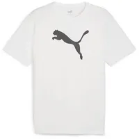 Puma teamRISE Logo Jersey Cotton weiß M