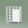 livinity® Badschrank 78,4 x 91,6 x 34 cm Weiß
