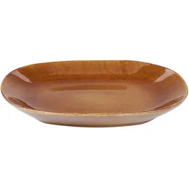 Beliani Turmeric Tafelservice 16-tlg. braun