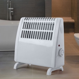 ETC Shop Frostwächter elektrisch Heizlüfter Thermostat einstellbar Elektroheizung Konvektionsheizung, weiß, 450W