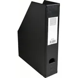 Exacompta Stehsammler 90151E A4, Karton mit Kunststoffbezug, schwarz