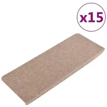 vidaXL Stufenmatte 65 x 24,5 cm Beige