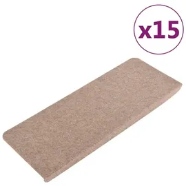 vidaXL Stufenmatte 65 x 24,5 cm Beige