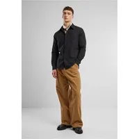 URBAN CLASSICS Flanellshirt schwarz